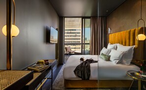 Terrace Room with Jacuzzi | Desk, free WiFi, bed sheets - Brown Machne Yehuda (Jerusalem)