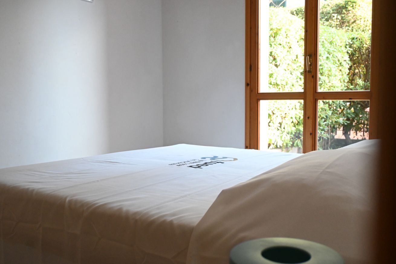 1 habitación y ropa de cama 