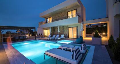 Ocean Private Villas - Villa Kirki - private heated pool/jacuzzi/barbecue