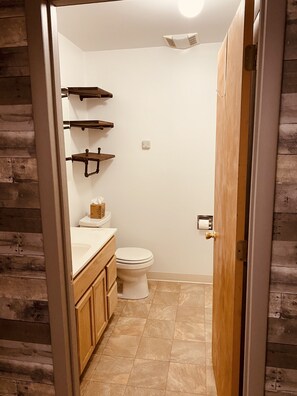 Towels, soap, toilet paper