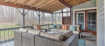 All-Season Indian Lake Home w/ Covered Deck!