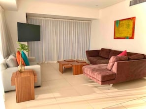 Appartement luxueux, 1 chambre | 1 chambre, coffre-fort, décor unique, ameublement unique