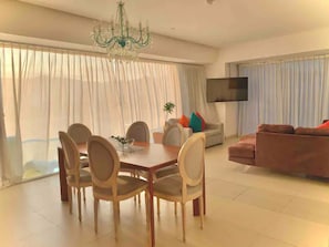 Appartement luxueux, 1 chambre | 1 chambre, coffre-fort, décor unique, ameublement unique