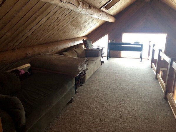 Smart TV, fireplace - Private Lakefront Log Cabin (Portage Lake)