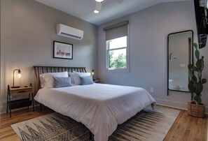 1 bedroom, memory foam beds, iron/ironing board, WiFi