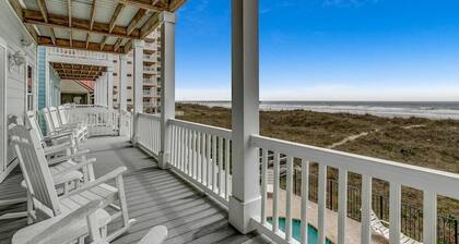 Oceanfront 7Bedroom 7Bath Beach Home with Private Pool and Hot Tub!