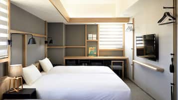 Habitación con 2 camas individuales, para no fumadores (Moderate) | Edredón, escritorio, cortinas blackout y wifi gratis