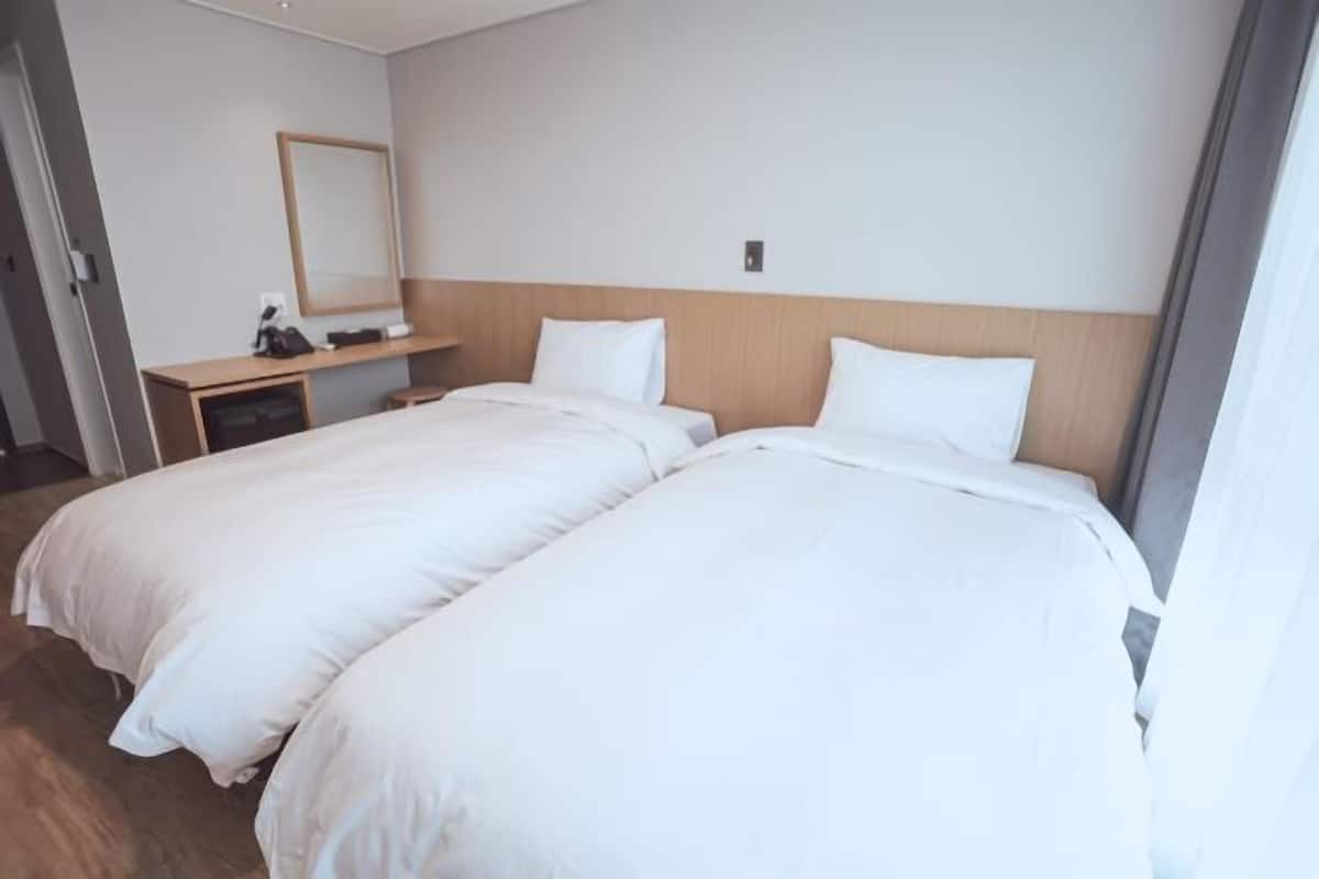 Luxe beddengoed, donzen dekbedden, geluiddichte muren, gratis wifi
