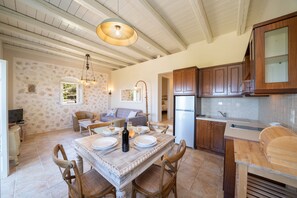 Interior - Blue Horizon-Retro Villa private pool great view (Kefalonia)