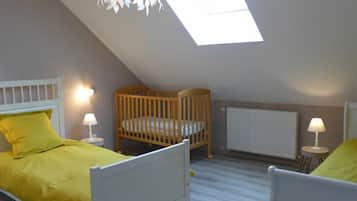 3 habitaciones, wifi gratis y ropa de cama