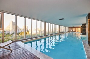 Una piscina climatizada