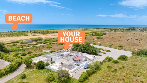 Exterior - House on the sandy beach of the "Salento Maldives" (Salve)