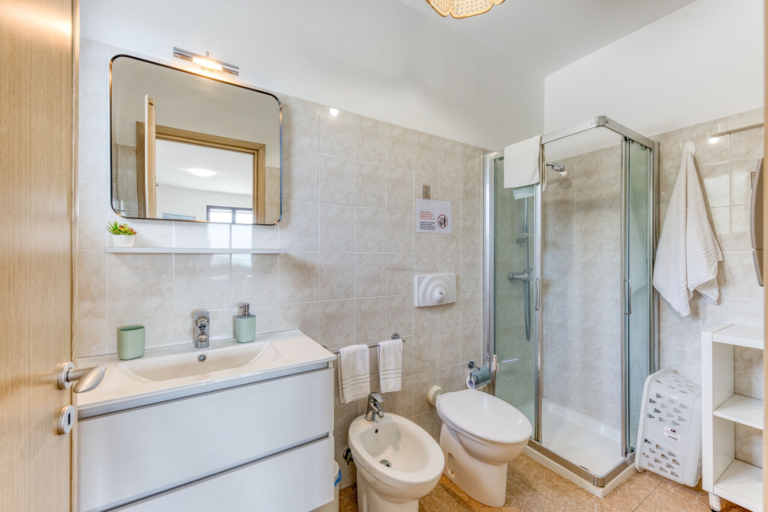 Dusche, Bidet