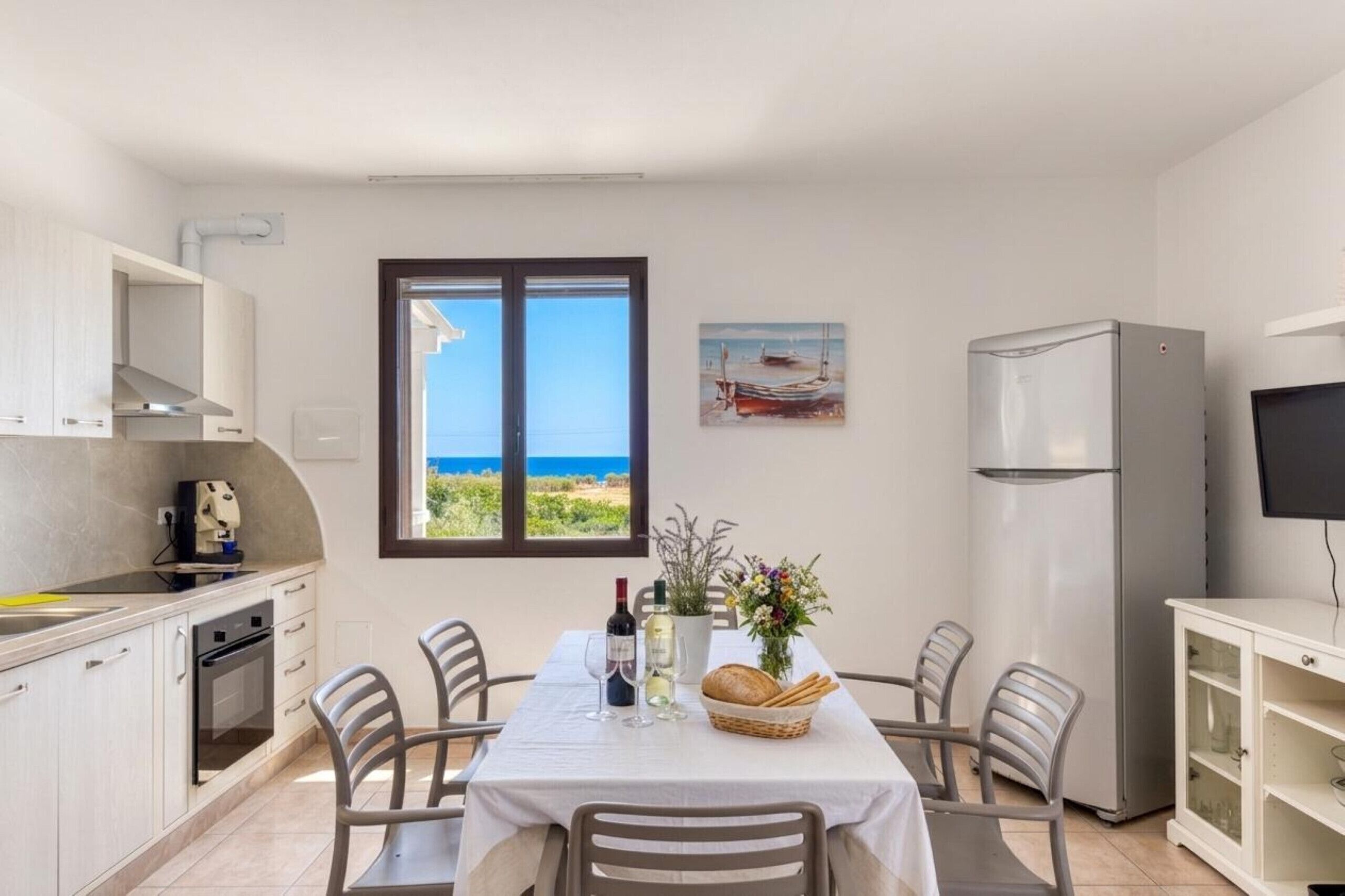 Fridge, oven, dishwasher, electric kettle
