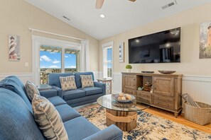 Smart TV - Marie's Ocean View: Private Pool, Hot Tub (Corolla)