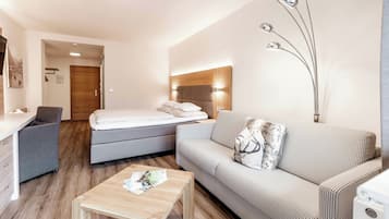 Hypoallergeen beddengoed, een kluis op de kamer, geluiddichte muren