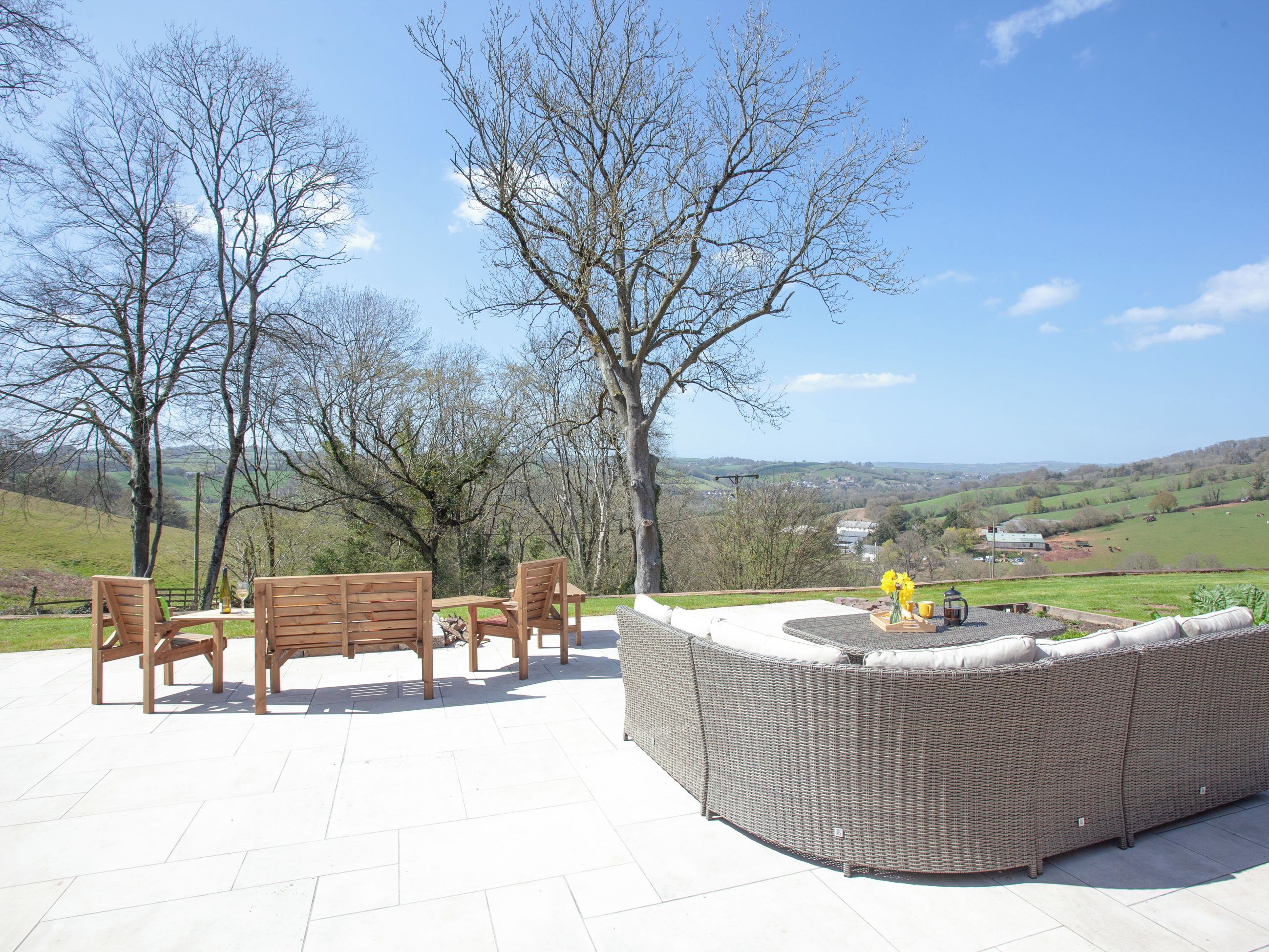Patio | The Cow Shed - Westpitt Farm, Butterleigh, near Tiverton