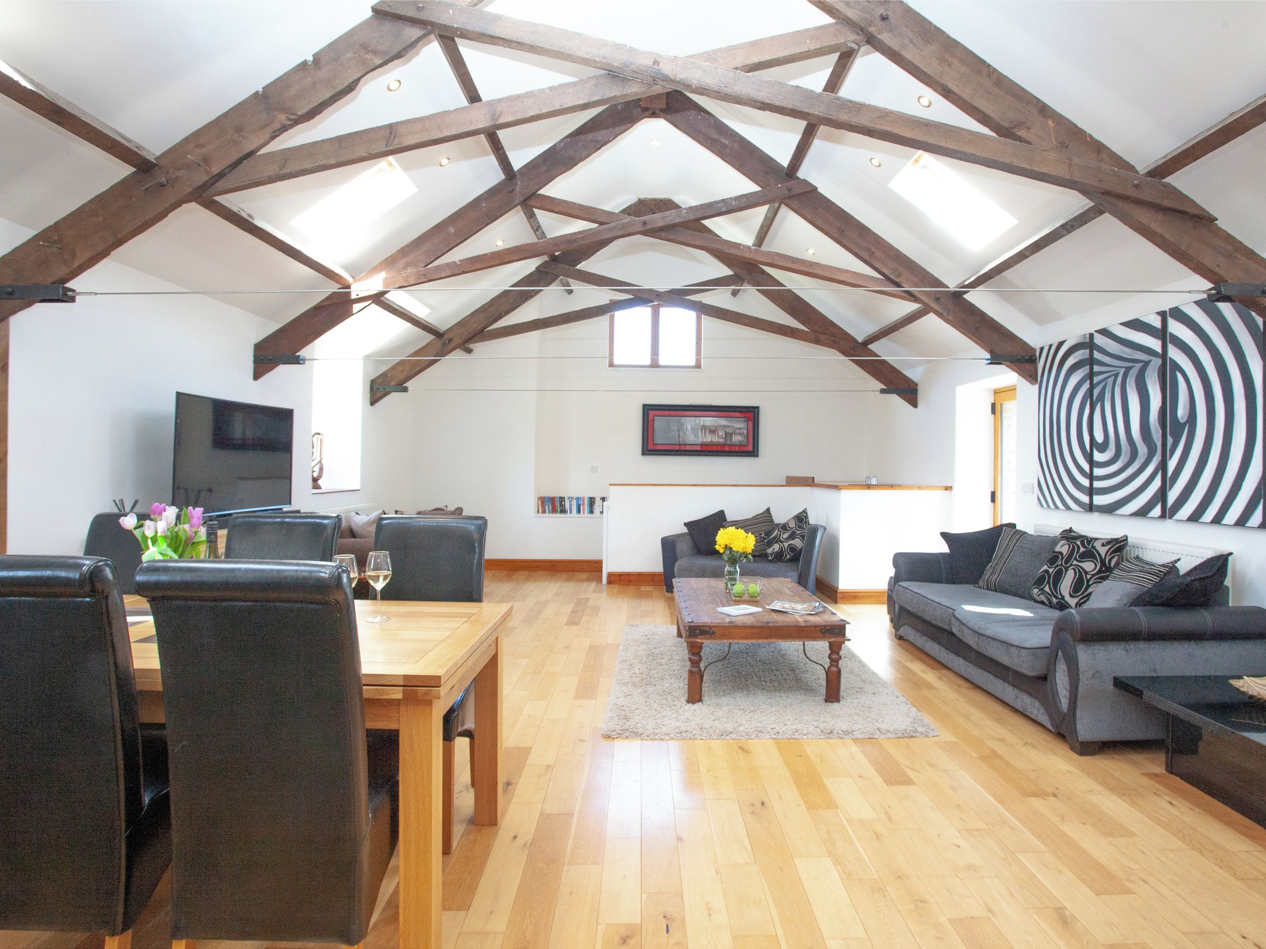 Open plan living space | The Cow Shed - Westpitt Farm, Butterleigh, near Tiverton