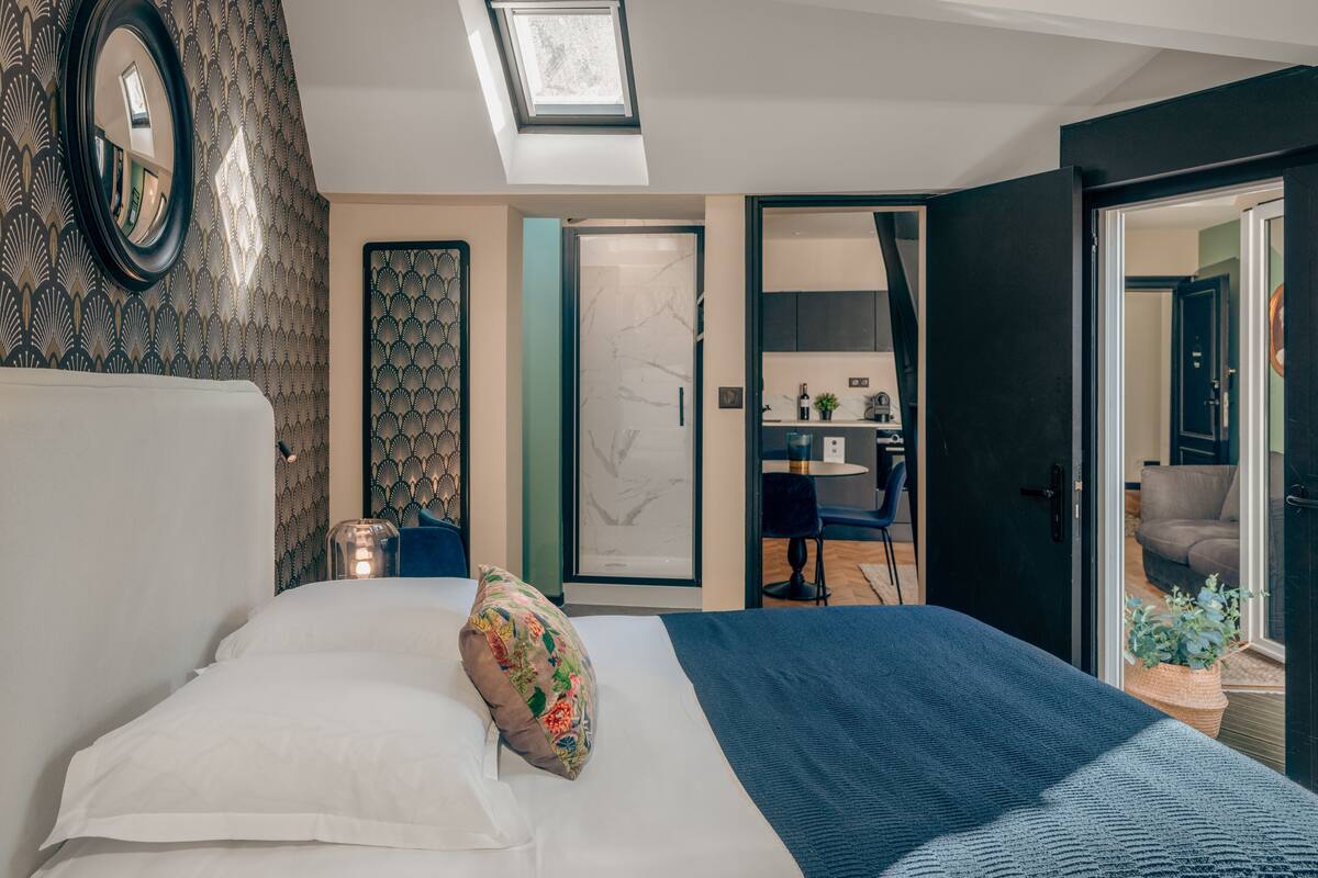 Apartment (Hortense – Appartement Duplex 2 chamb) | 1 Schlafzimmer, kostenloses WLAN, Bettwäsche