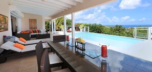 A heated pool - Villa Au Coeur du Rocher | Ocean View - Located in  Magnificent Vitet with Private Pool (Saint Barthélemy)
