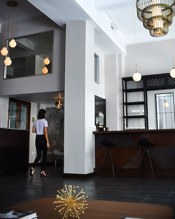 Lobby sitting area