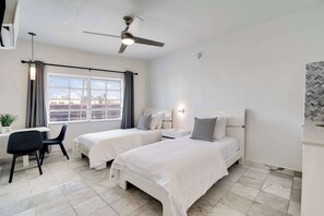 1 bedroom, desk, iron/ironing board, WiFi