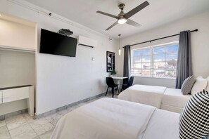 1 bedroom, desk, iron/ironing board, WiFi