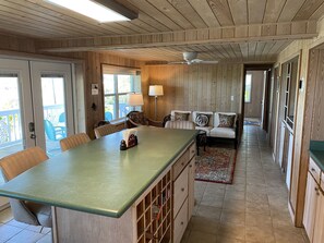 Interior - Pink Bikini Island Cottage with a dock on Black Sound (Green Turtle Cay)