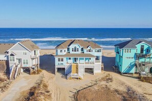Exterior - Oceanfront Home w/ Hot Tub, Elevator, Game Room, Cmty Pool and Tennis/Pickleball (Avon)
