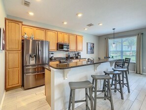 Fridge, microwave, oven, stovetop - Disney | Pool Home | NO Rear Neighbors |Water View | Outdoor Theater (Kissimmee)