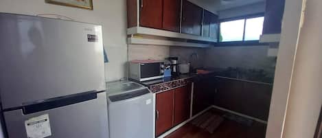 Apartment | Private kitchen | Fridge, microwave, oven, coffee/tea maker