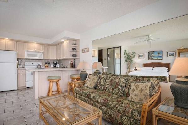 LCD TV - Papakea Resort - Beautiful Ocean View Studio - NO Resort Fee (Lahaina)