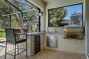 Terrace/patio - WaterPark Wonderland Amazing House w/ Private Pool (Kissimmee)