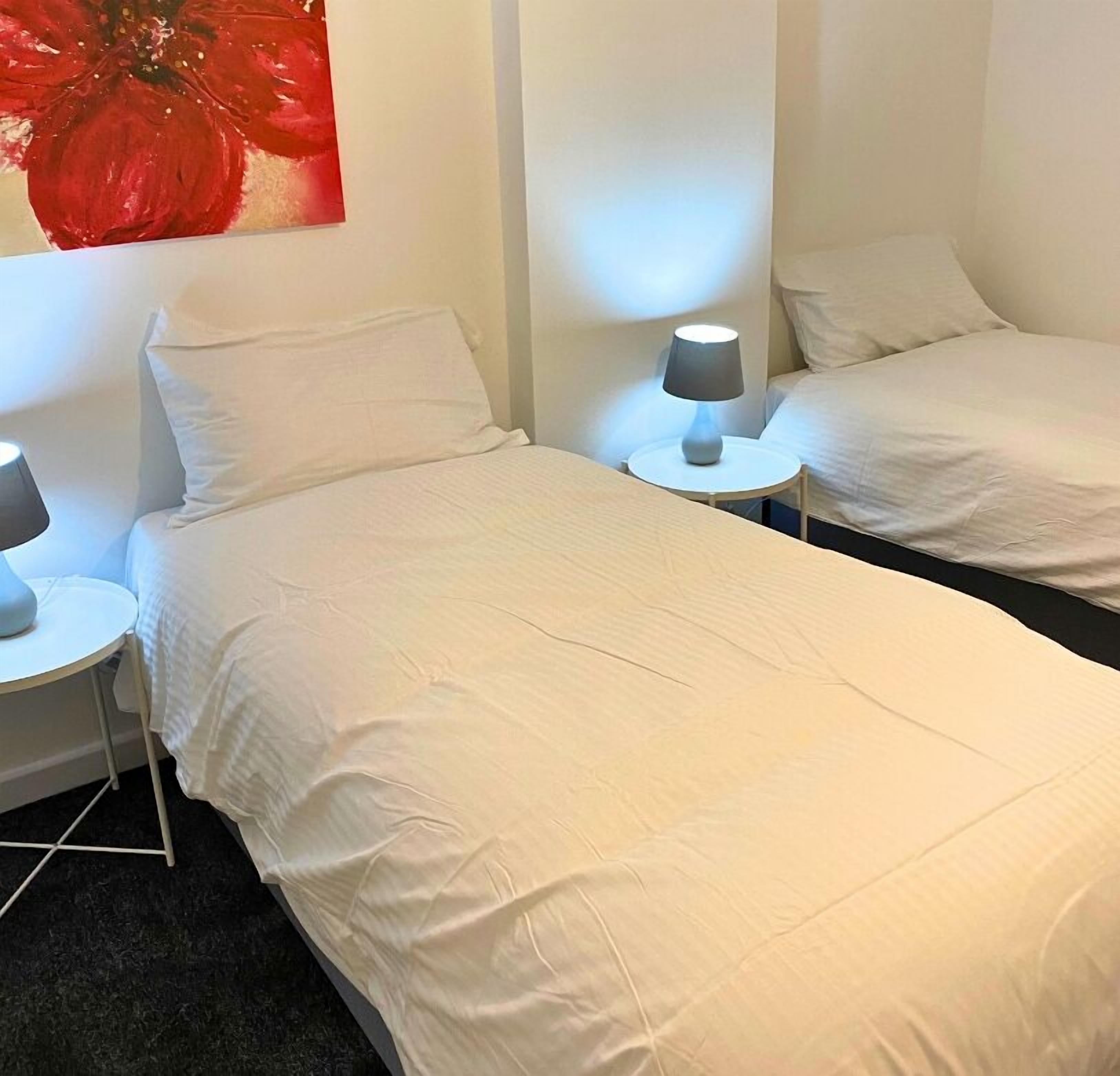 1 室のベッドルーム、アイロン / アイロン台、WiFi、ベッドシーツ