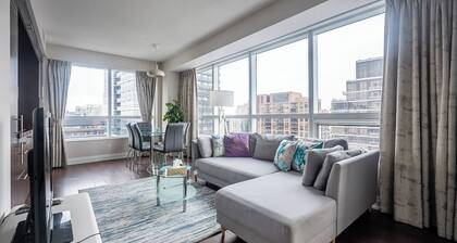 GLOBALSTAY.. 2Bd 2BR Panoramic View Free parking Sheppard Metro