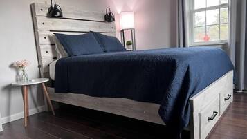 2 habitaciones, tabla de planchar con plancha, cuna de viaje y wifi