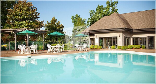 Indoor pool, outdoor pool