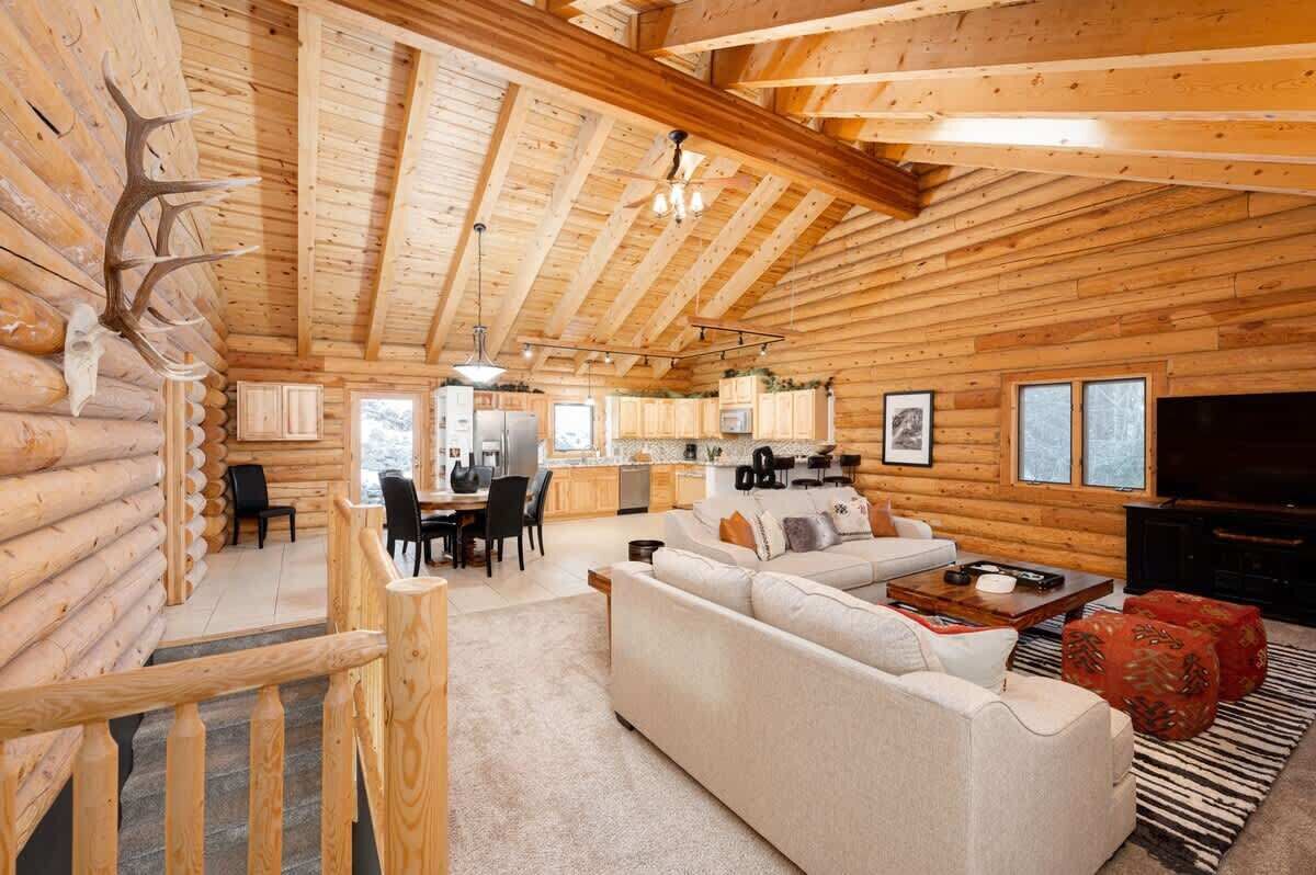 電視、壁爐