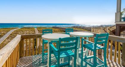Beachfront Townhome w/ Beautiful Gulf Views, Decks, WiFi, Laundry, & AC!