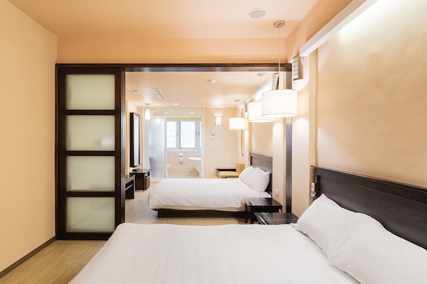 Superior Quadruple Room | 1 bedroom, desk, laptop workspace, free WiFi