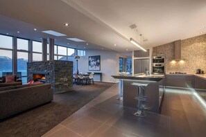 Interior - Villa Matau | Gas Fire, Lake Views, A/C, BBQ (Queenstown)