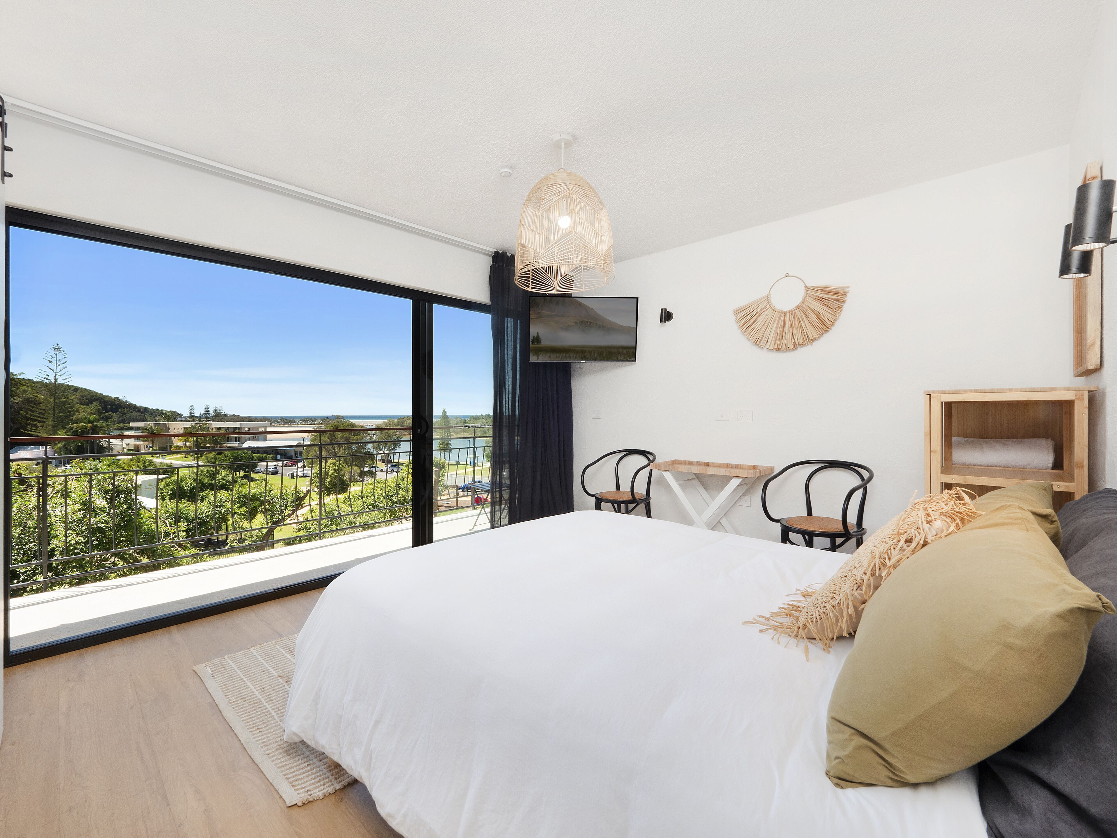 Premium bedding, pillowtop beds, individually decorated