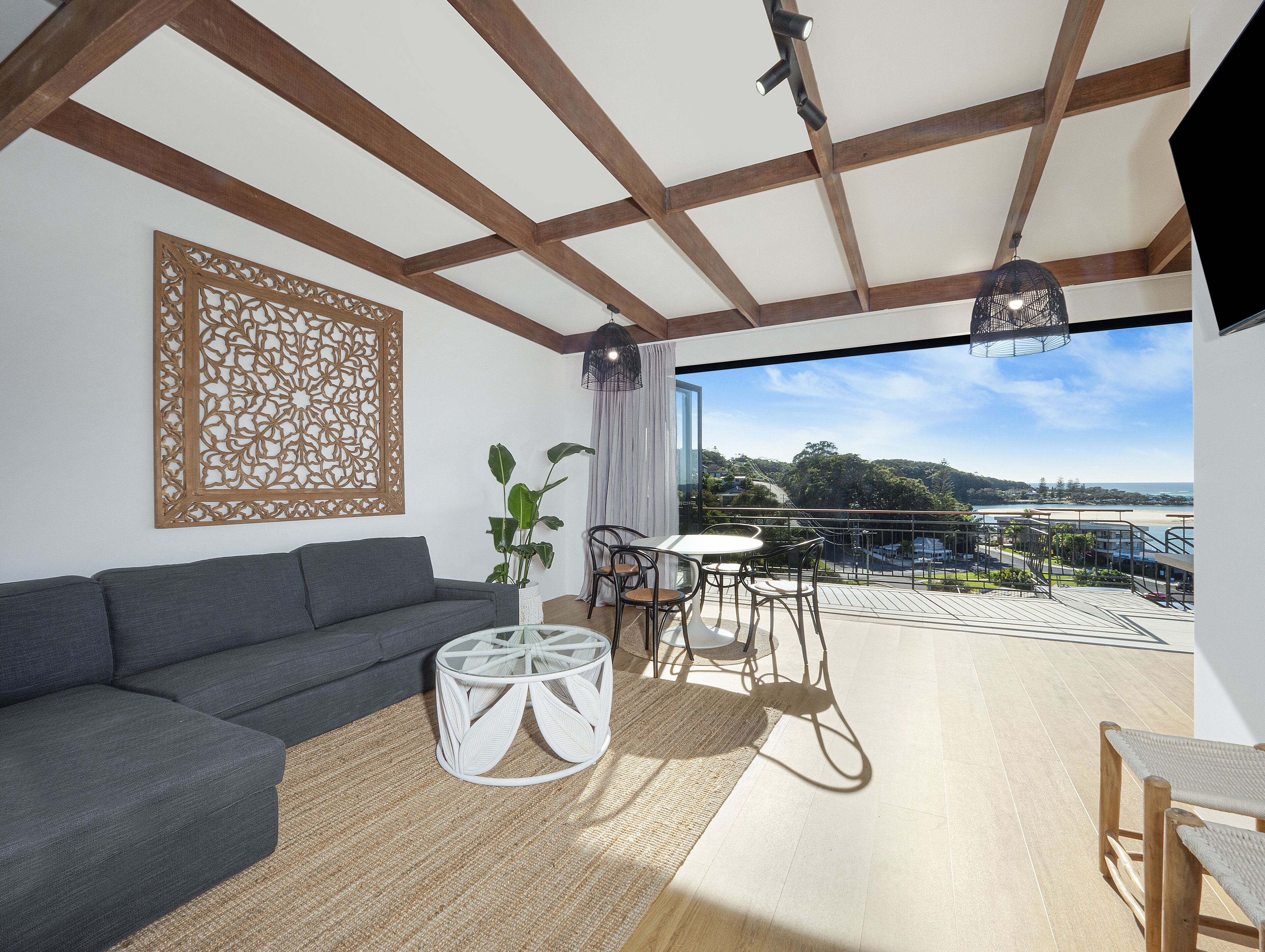 ルーム 2 ベッドルーム オーシャンビュー (Suite Sleeps 4) | 高級寝具、ピロートップベッド、客室ごとに異なる装飾、客室ごとに異なるインテリア