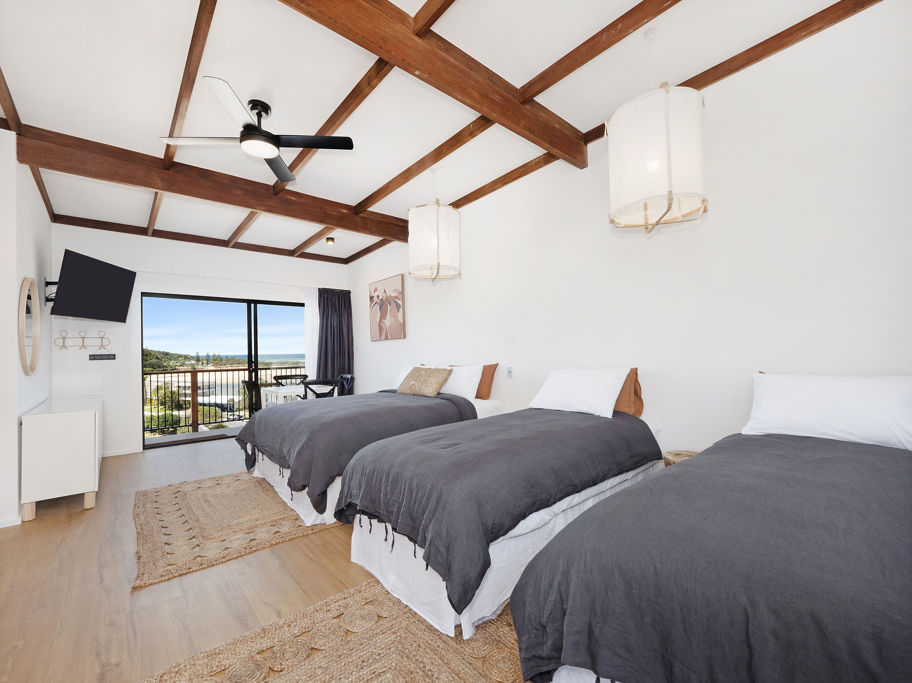 Premium bedding, pillowtop beds, individually decorated