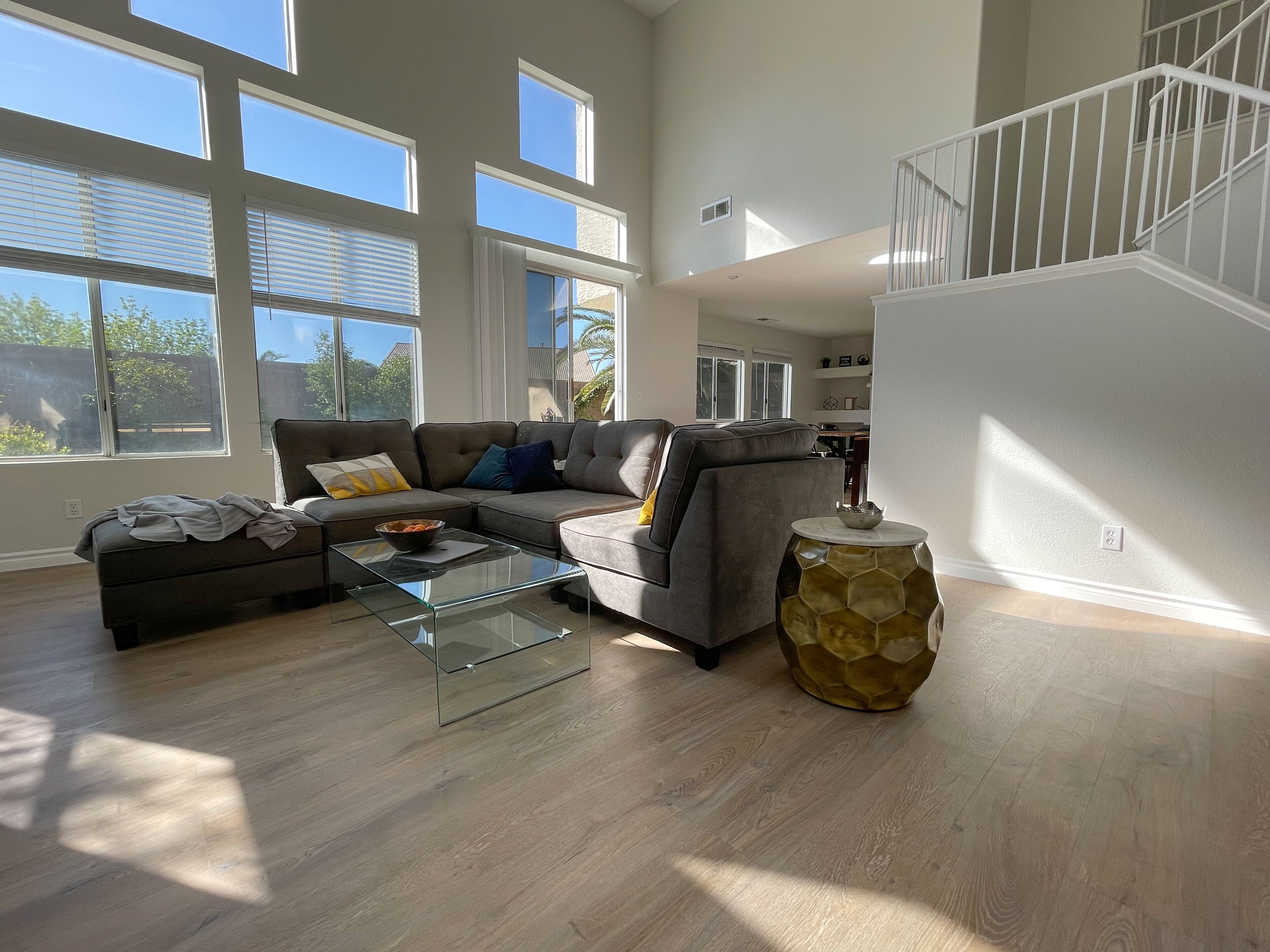 Light filled modern home, w New AC, Fast Internet Great Neighborhood &Location