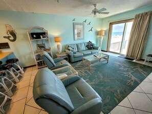 TV - Things are different at the beach ~~~ 🏖️ Come enjoy the breeze! (Gulf Shores)