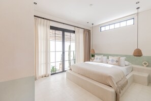 Villa, 2 Bedrooms | Egyptian cotton sheets, premium bedding, desk, laptop workspace - Yucca Villas (Canggu)