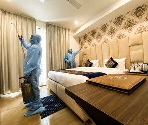 Cleanliness standards - Sky Suites Huda City Center (Gurugram)