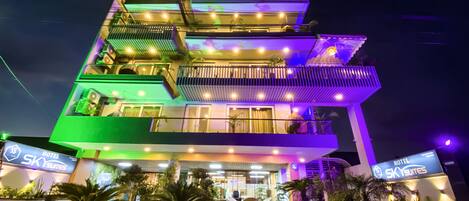 Front of property – evening/night