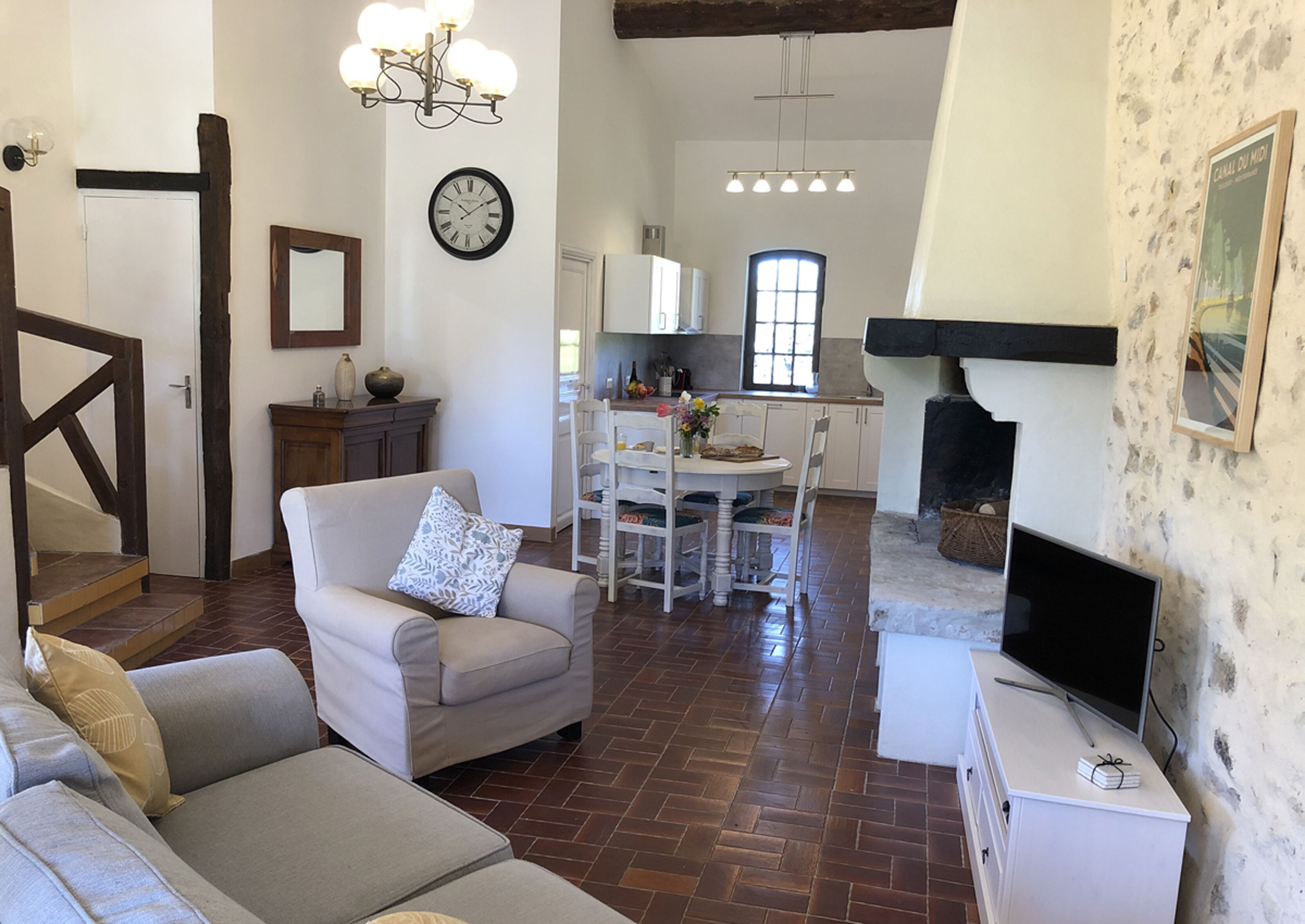 TV, fireplace, DVD player, table tennis